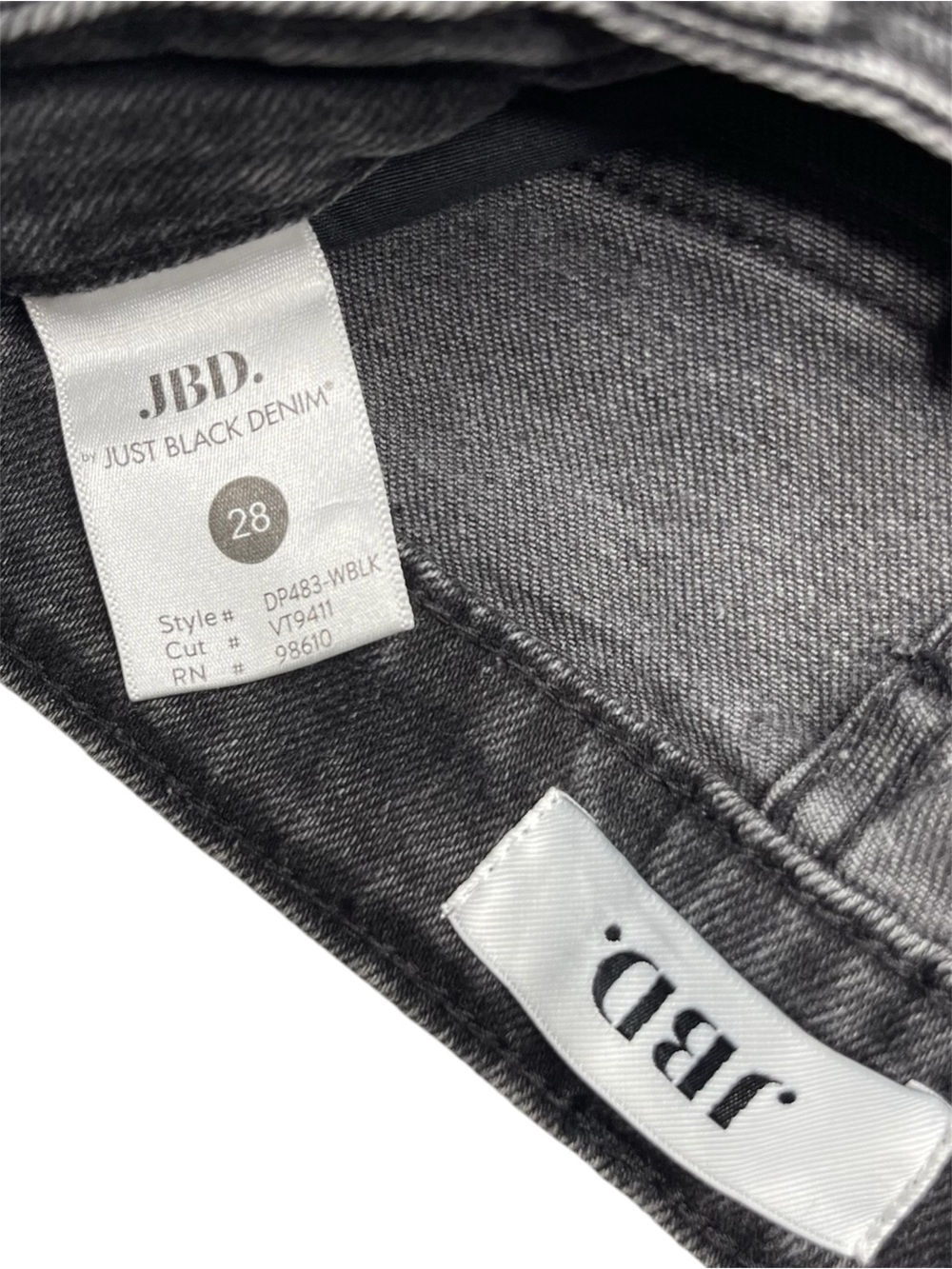 JBD Just Black Denim Gray Wash Jeans 28 - Picture 6 of 6